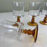 Vintage amber glass