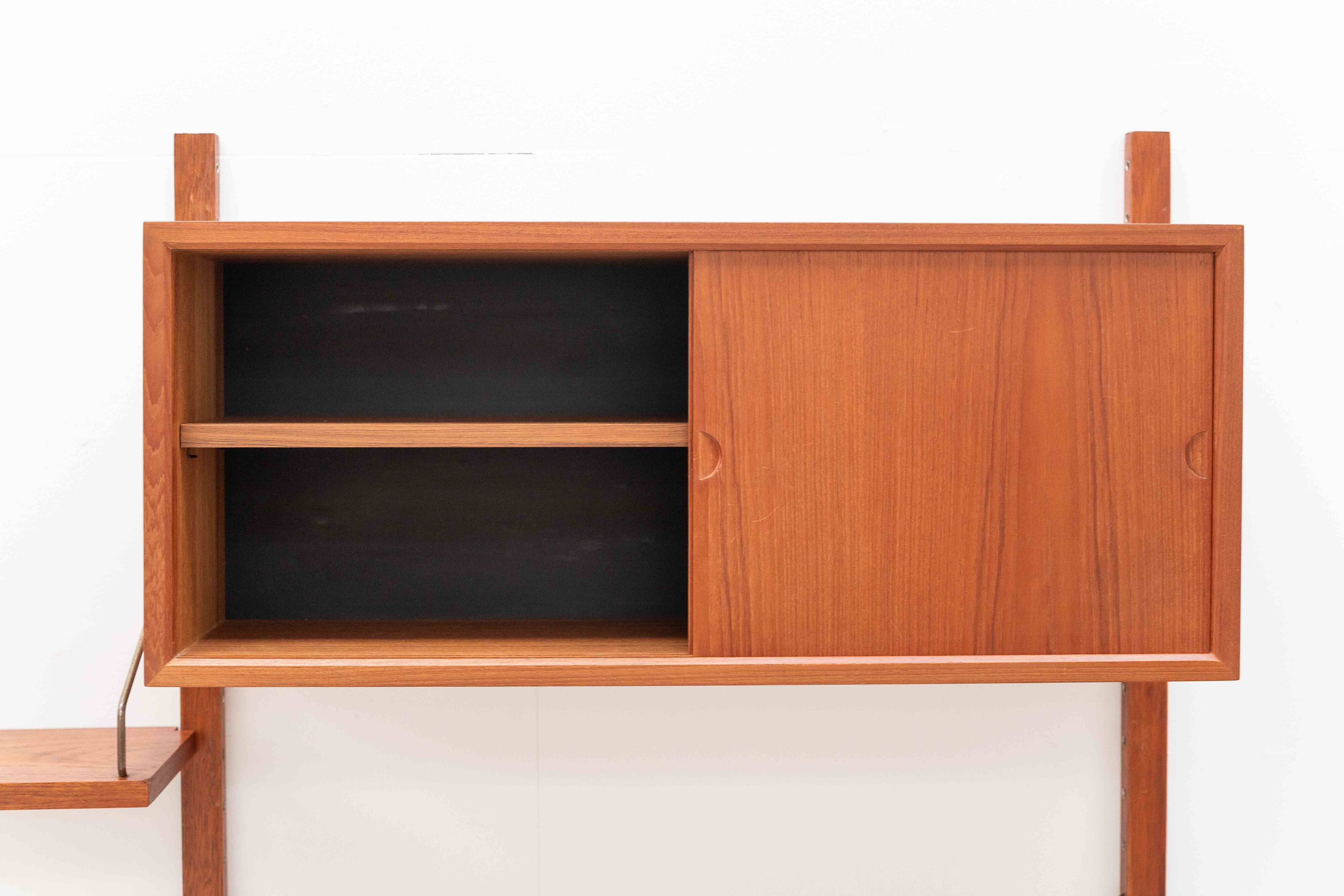 3-bay Cado wall unit by Poul Cadovius