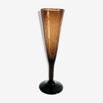 Chalice vase, Biot glassware circa 1960