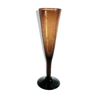 Vase calice , verrerie Biot vers 1960