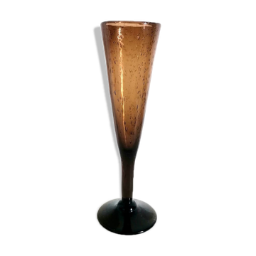 Chalice vase, Biot glassware circa 1960