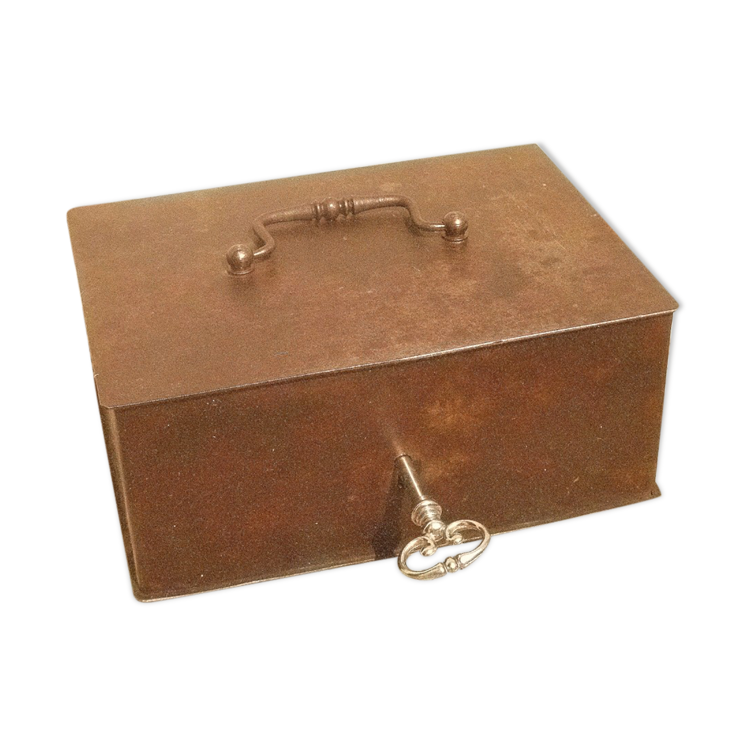 Cash register, metal safe with key