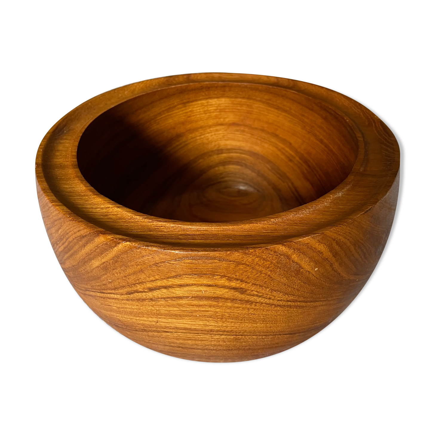 Vintage teak salad bowl