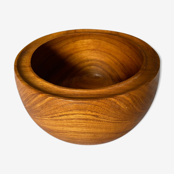 Vintage teak salad bowl