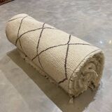 White/black laine laine carpet with tiles 310x190cm