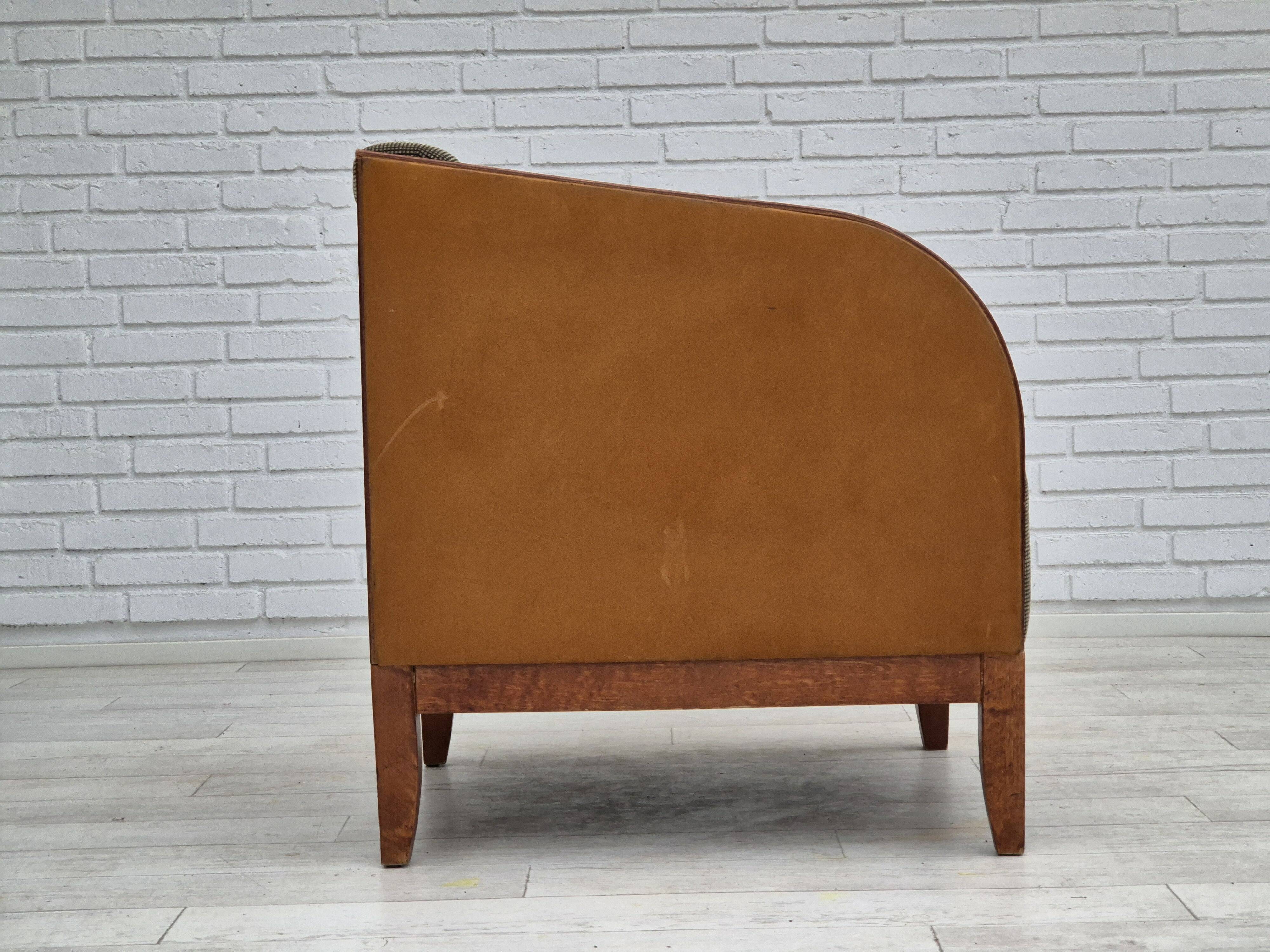 Années 1970, chaise longue scandinave, très bon état d'origine, style art déco.