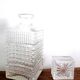 Diamond cut whisky decanter