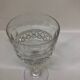 Set of 12 cut crystal stemmed glasses from the Nancy crystal factory, art deco