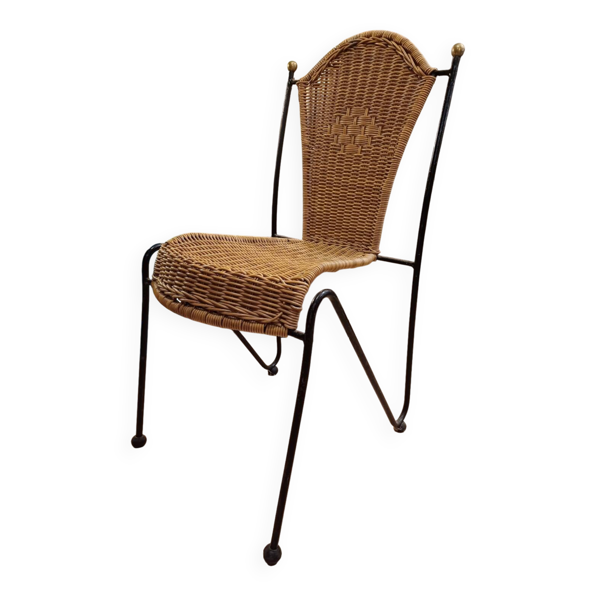 A chair by designer Frédéric Weinberg USA 1960, 70