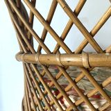 Vintage rattan armchair