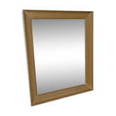 Wooden mirror with gilded border - 72x59cm