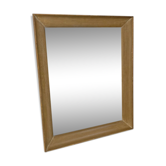 Wooden mirror with gilded border - 72x59cm