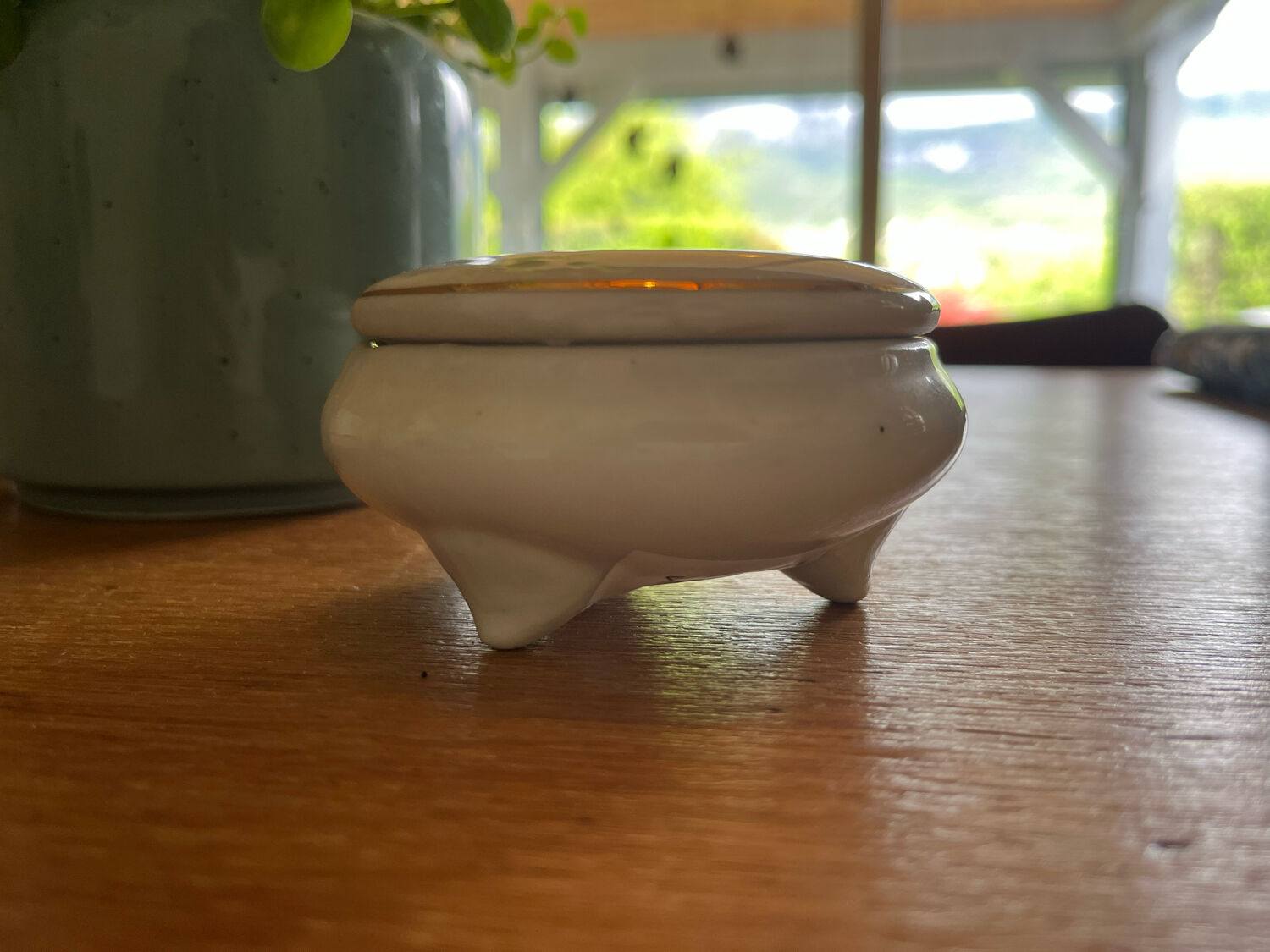 Pierrot porcelain box