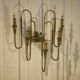 Monumental bronze wall light with 5 arms, neoclassical Art Deco from the 1940s.
