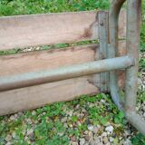 School bench from the 1950s, length 210 cm