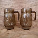 Luminarc smoked glass carafe pitcher