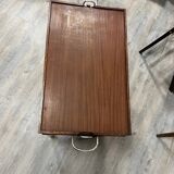 Folding wooden table