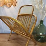 Rattan / bamboo magazine rack