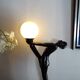 Lampe danseuse nue design 70's 80's- art déco globe boule