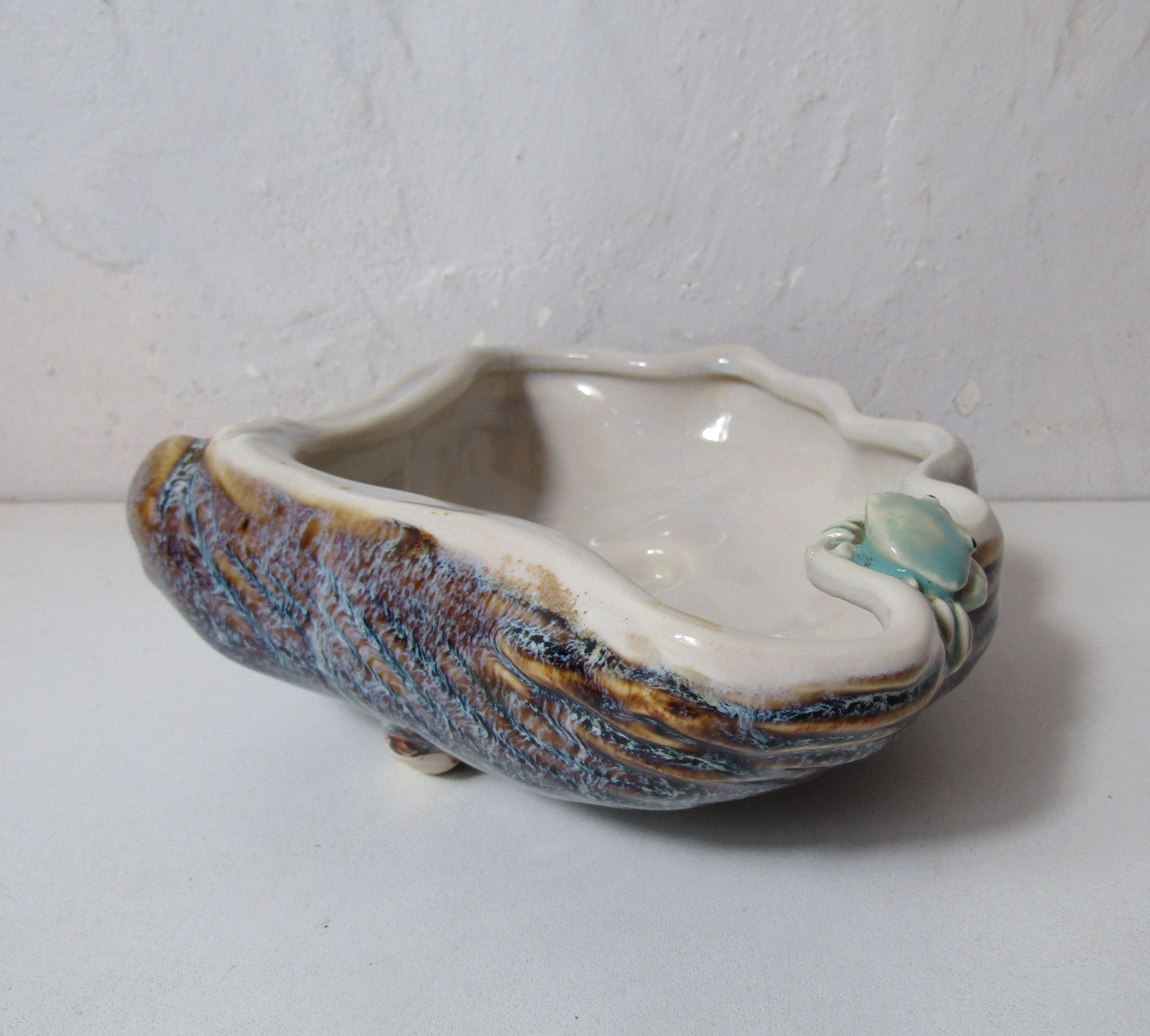 ceramic crab shell empty pocket