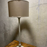 Gray floor lamp