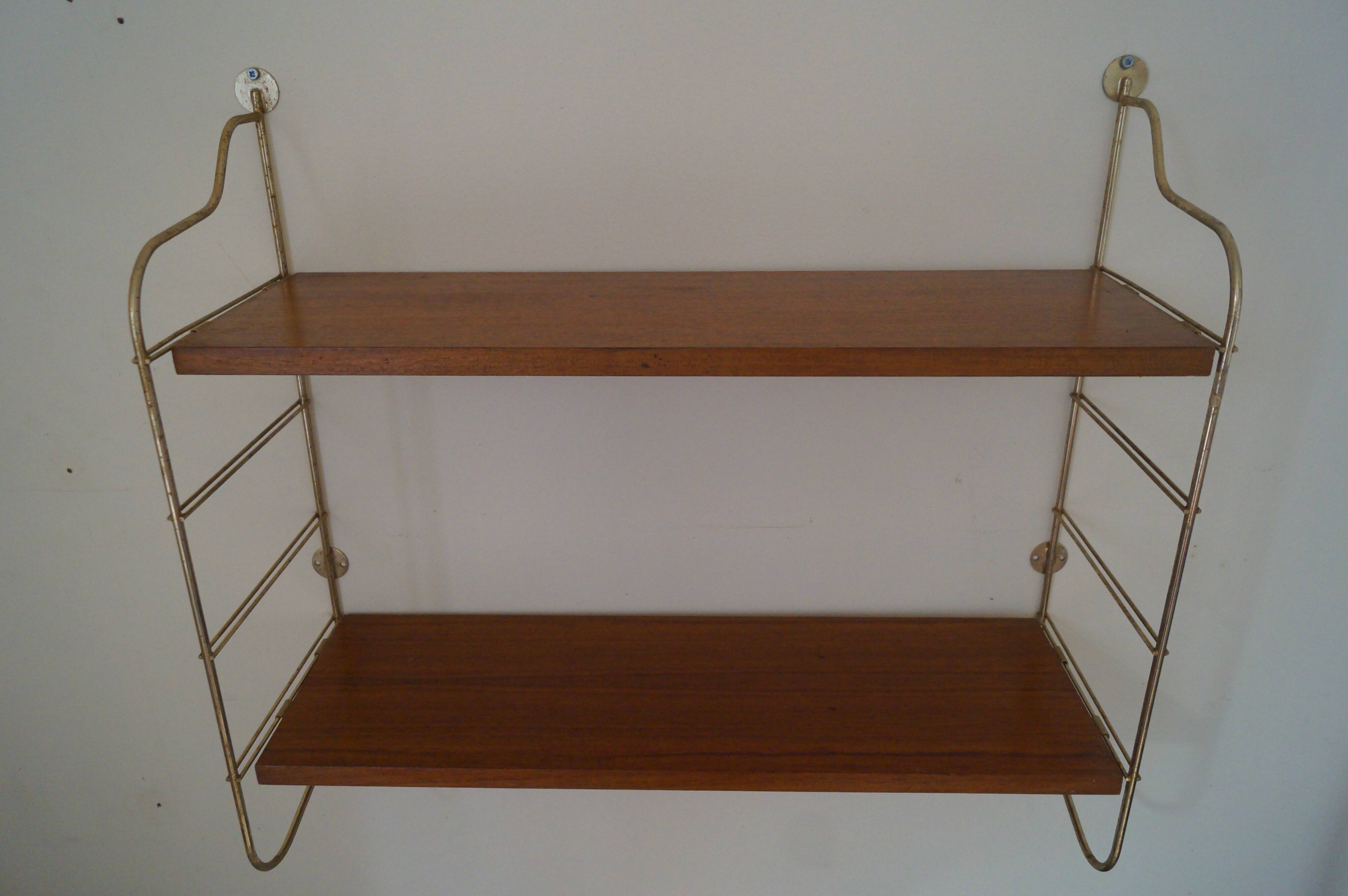 Wall shelf string 1960