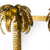 Mirror palm in golden iron 125x180cm