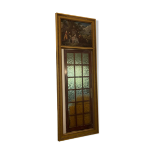 Tableau miroir doré vintage