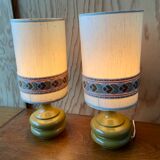 Pair of bedside lamps