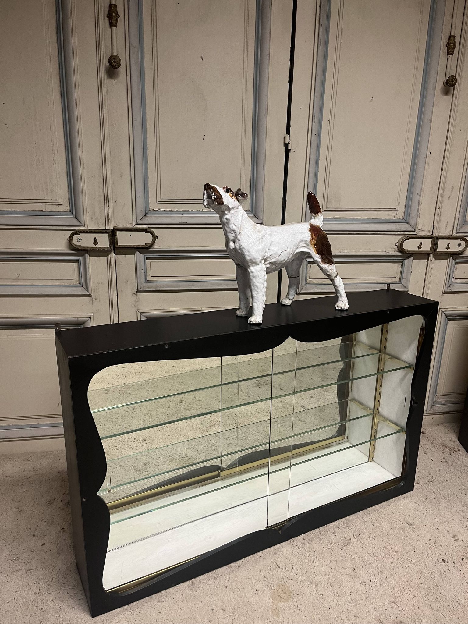 Paire de vitrines de magasin, années 70