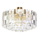 Superb brass and crystal glass light fixture Palazzo, Kalmar, Austria, 1970.