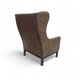 Vintage Scandinavian leather armchair