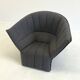 Fauteuil Moel gris foncé de Ligne Roset par Inga Sempé