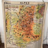 Map of the Alps