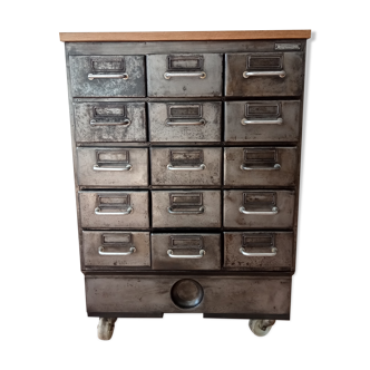 Industrial furniture 15 drawers flamambo