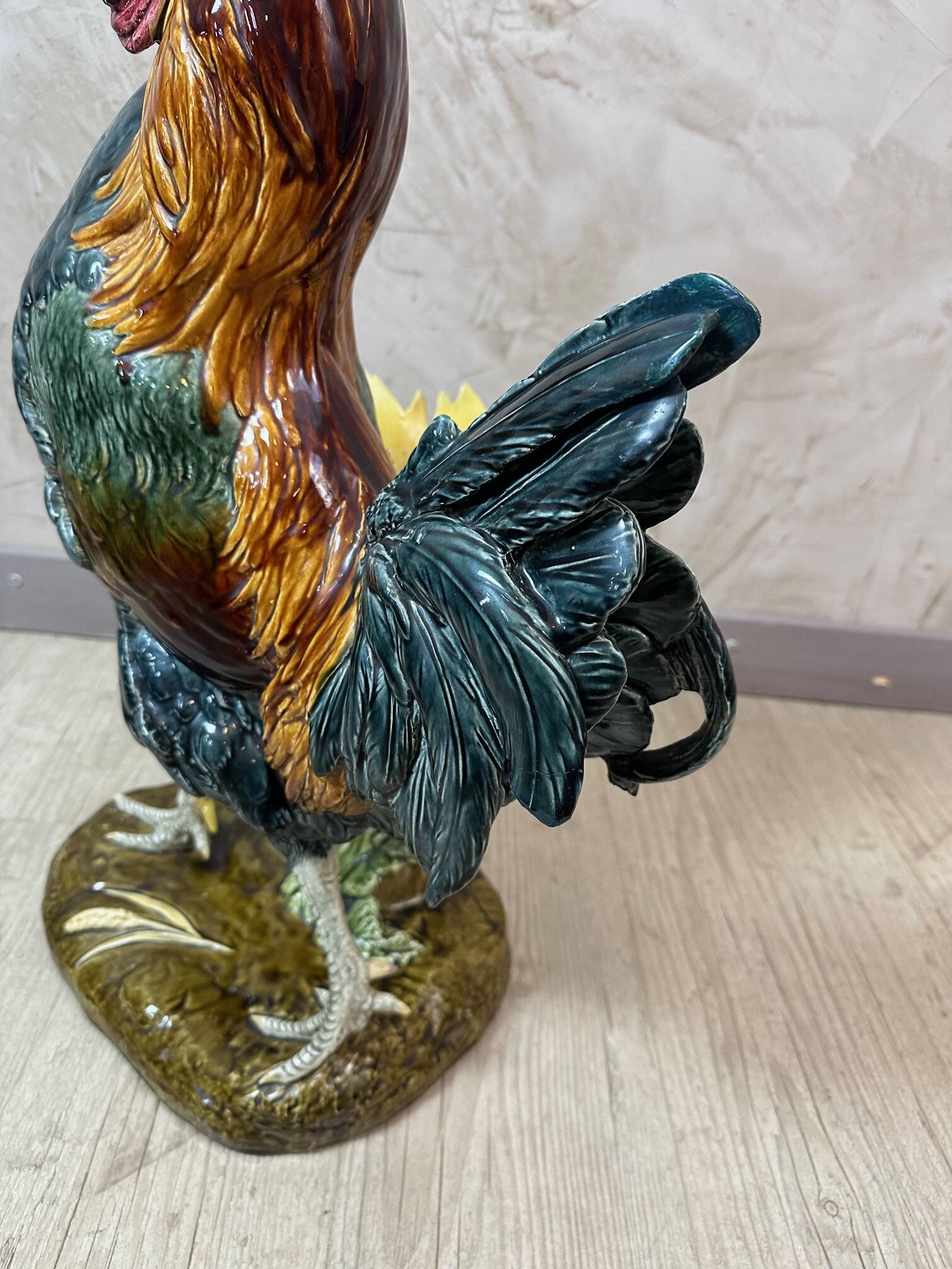 Paul Comoléra Faience Rooster