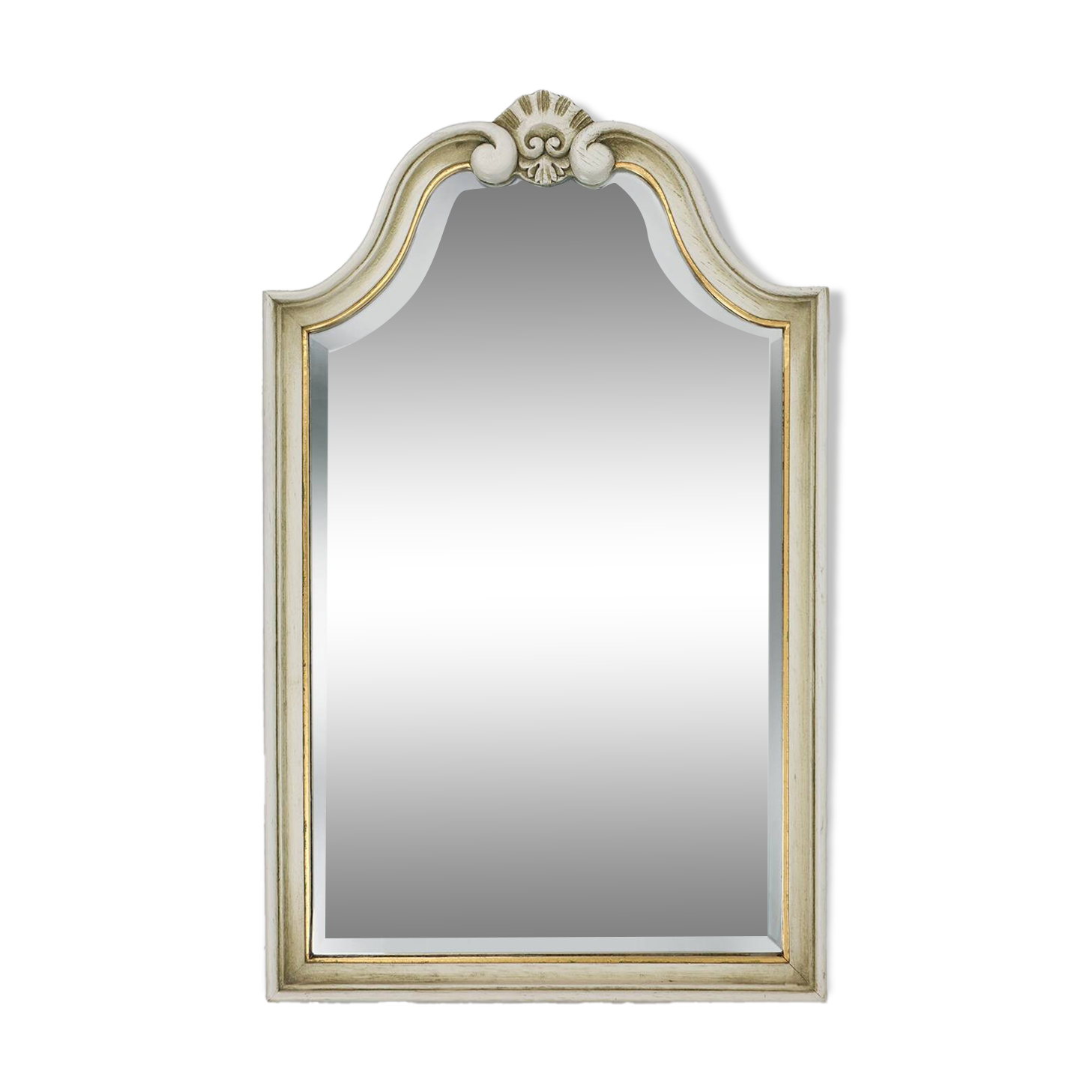 20th Century French beveled Louis XV style mirror