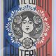 Shepard Fairey (Obey), FREEDOM EQUALITY FRATERNITY, dated and signed by the artist