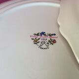 Set of 2 round ceramic dishes Fleuries Saint Amand
