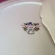 Set of 2 round ceramic dishes Fleuries Saint Amand