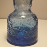 Blown bubble glass vase