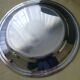 Half hollow serving dish in silver metal 32.5 cm