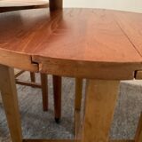 Scandinavian set by Poul Hundevad table and 4 folding teak stools