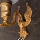 Paire d'appliques aux cygnes style empire