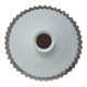 Lampshade, old in opaline and pleated glass