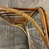 Rattan sofa bed AUDOUX MINNET 60s