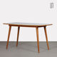 Table de repas vintage, fabrication tchèque, 1960