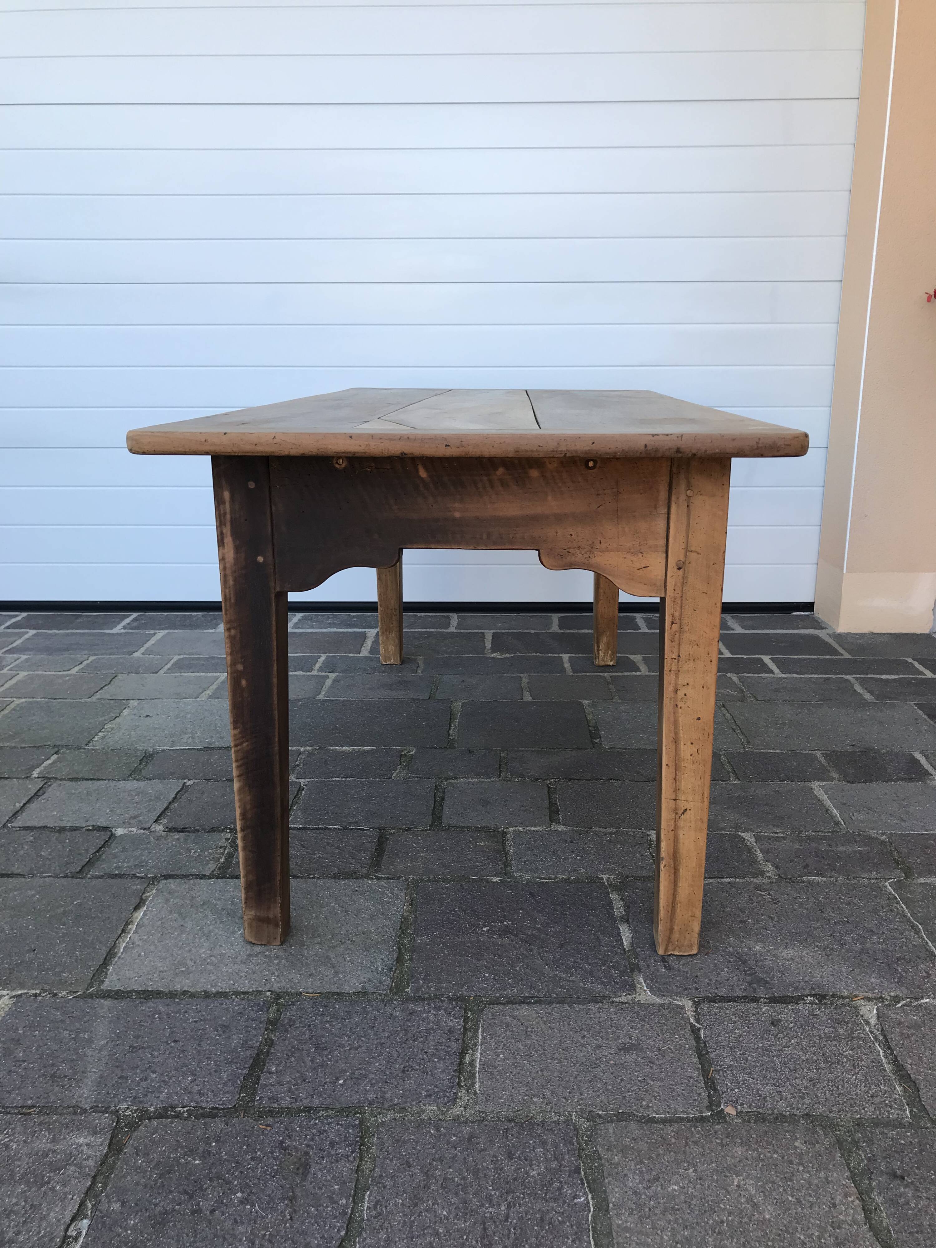 Walnut farmhouse table
