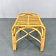 Mid Century Rattan Stool, Czechoslovakia