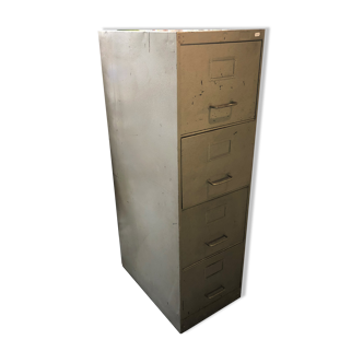 Industrial metal locker Furniture column with 4 drawers